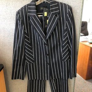 Dana Buchman Two Piece Pin Stripe Suit
